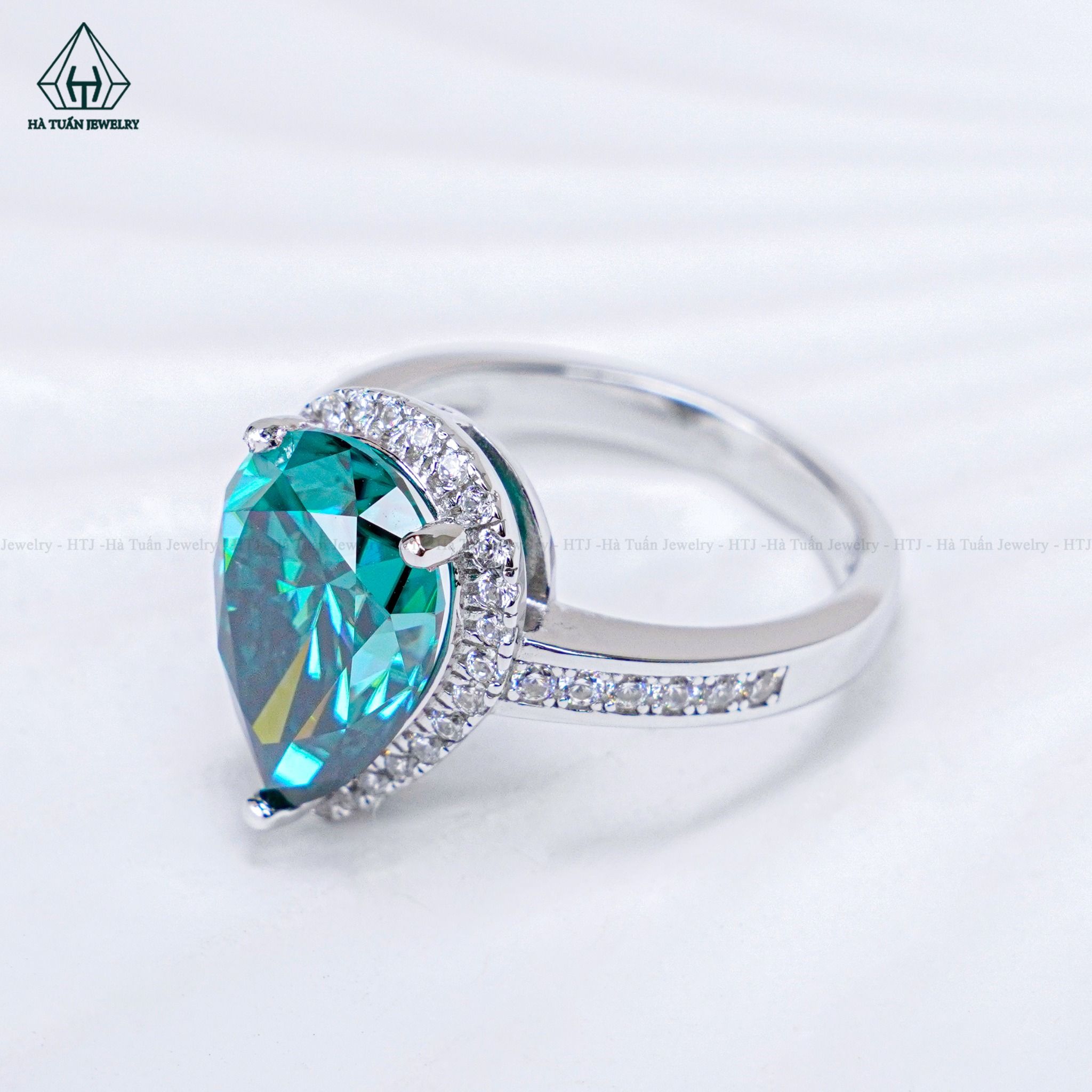  RX591 Nhẫn nữ PEAR 9*12mm 