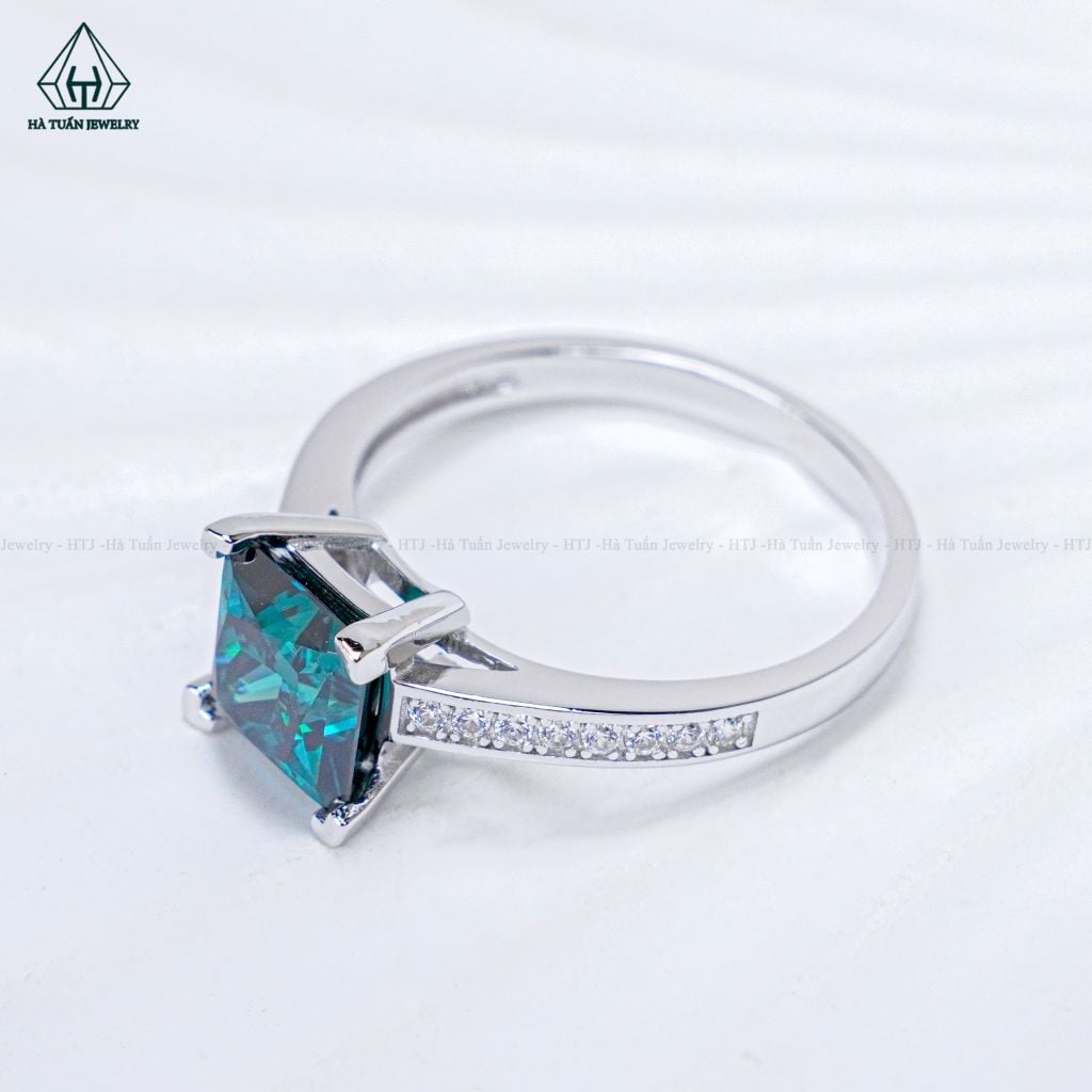 RX595 Nhẫn nữ Princess 7*7mm