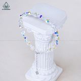  B110 Lắc tay pha lê bản 3mm-5mm 