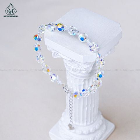 B110 Lắc tay pha lê bản 3mm-6mm