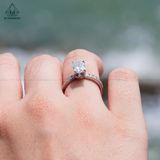 RX665 FULL MOIS Oval 6*8mm Nhẫn nữ