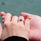 RX665 FULL MOIS Oval 6*8mm Nhẫn nữ