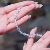 B110 Lắc tay pha lê bản 3mm-6mm 