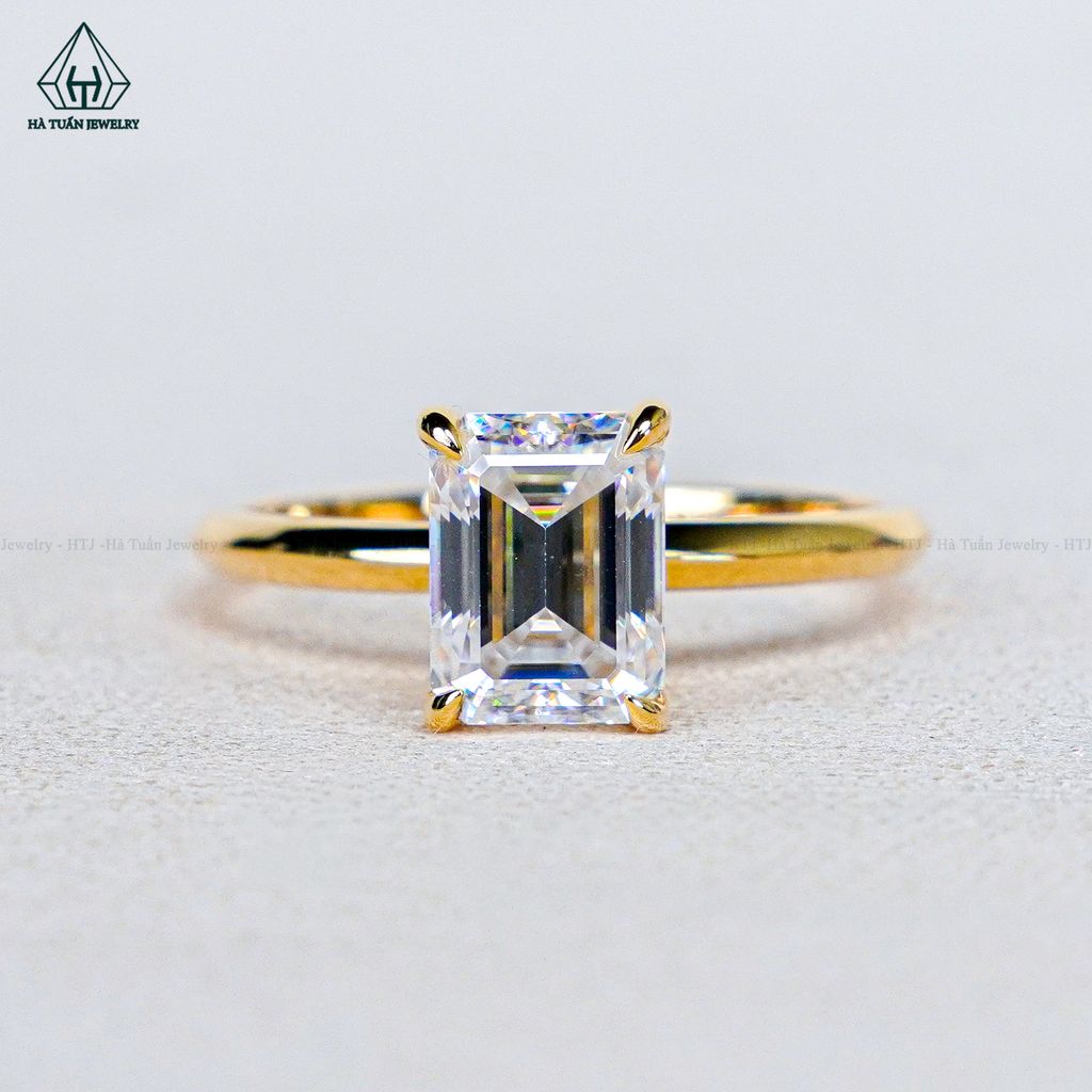 RG218 VV14K Emerald 6*8mm
