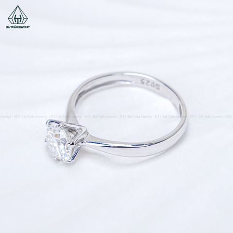 RX673 6mm Nhẫn nữ trơn 6 chấu