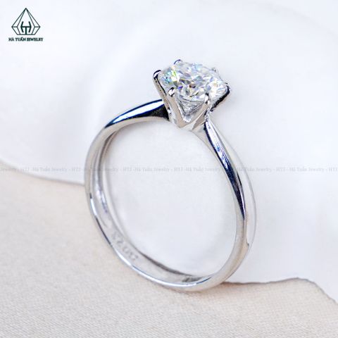 RX673 6mm Nhẫn nữ trơn 6 chấu