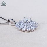  PX326 7.2mm Mặt dây hoa đá nhọn 12 cánh 