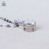 N728 FULL MOIS 7.2mm Dây mặt liền đính 2 viên Mois 2.5mm (Không mã cạnh)