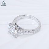  RX593 9mm Nhẫn nữ FULL MOIS 1 hàng đá (không mã cạnh) 