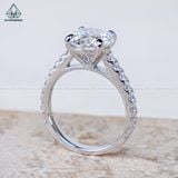  RX593 9mm Nhẫn nữ FULL MOIS 1 hàng đá (không mã cạnh) 