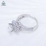  RX679 6mm Nhẫn nữ 2 hàng đá 