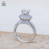  RX679 6mm Nhẫn nữ 2 hàng đá 