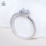  R020 Nhẫn nữ trái tim 
