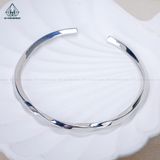  B049 Lắc tay trơn xoắn hở 