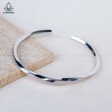  B049 Lắc tay trơn xoắn hở 