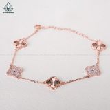  B900 Lắc tay VAN hồng đá móc máy 