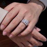  RMX181 7mm Nhẫn nam viền baguette 