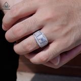  RMX181 7mm Nhẫn nam viền baguette 