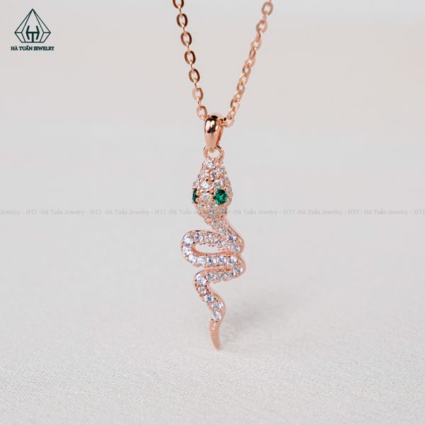 N599 Dây mặt liền rắn xi vàng hồng 