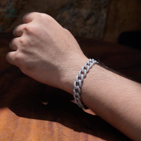 B053 11mm Lắc tay Cuban