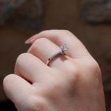  RX599 5.4mm Nhẫn nữ 4 chấu 