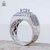  RMX179 6mm Nhẫn nam 5 hàng đá 