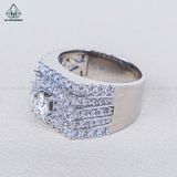  RMX179 6mm Nhẫn nam 5 hàng đá 