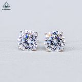  EX496 Bông tai chủ MOIS 6.5mm (không mã cạnh) 