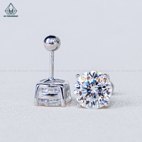 EX496 Bông tai chủ MOIS 6.5mm (không mã cạnh)
