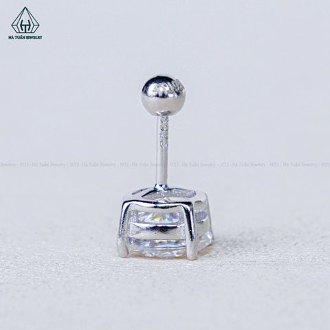 EX496 Bông tai chủ MOIS 6.5mm (không mã cạnh)