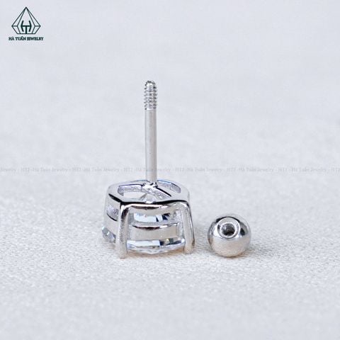 EX496 Bông tai chủ MOIS 6.5mm (không mã cạnh)