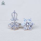  EX016 FULL MOIS 5mm Bông tai hoa 6 cánh 