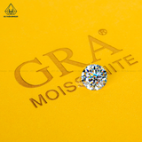  Moissanite vàng nhạt 57 giác MLY57 