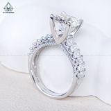  RX557 FULL MOIS 9mm Nhẫn nữ viền baguette 