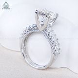  RX557 FULL MOIS 8mm Nhẫn nữ viền baguette 