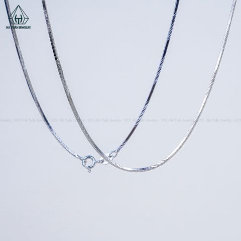 NCX069 1.2mm Dây chuyền vuông khía chéo