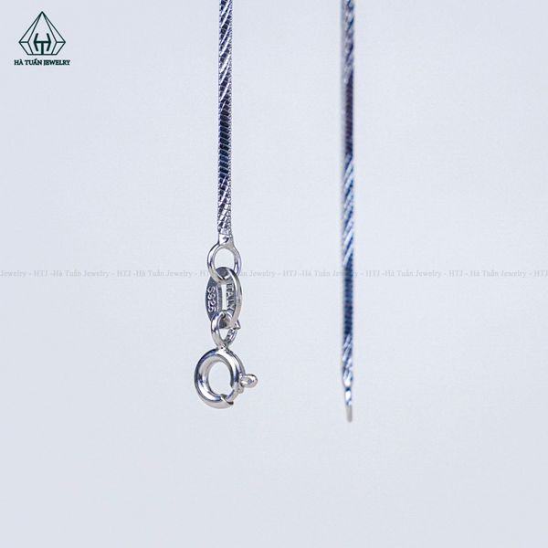  NCX069 1.2mm Dây chuyền vuông khía chéo 