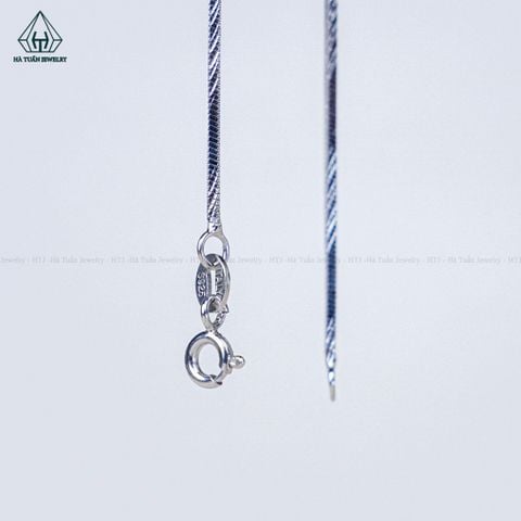 NCX069 1.2mm Dây chuyền vuông khía chéo