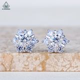  EX500 5mm Bông tai hoa tuyết 