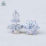  EX500 5mm Bông tai hoa tuyết 