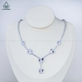  N691 Dây mặt liền full đá cz bướm móc máy 