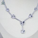  N691 Dây mặt liền full đá cz bướm móc máy 