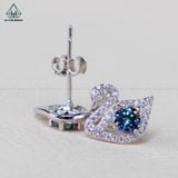  EX411 Bông thiên nga chủ MOIS 4mm Xanh Dương (không mã cạnh) 