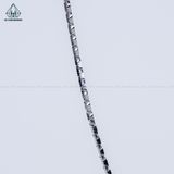  NCX109 1.6mm Dây chuyền mì vuông khía v 