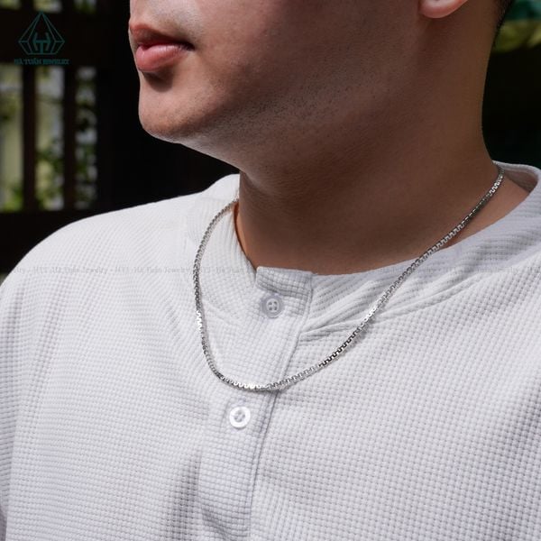  NCX194 3mm Dây chuyền hộp 