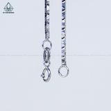  NCX109 1.6mm Dây chuyền mì vuông khía v 