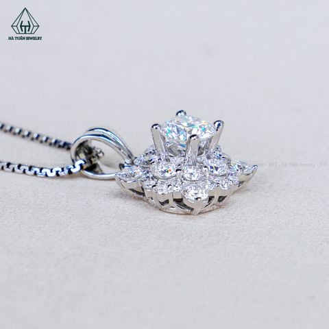 PX373 FULL MOIS 5.4mm Mặt dây vuông
