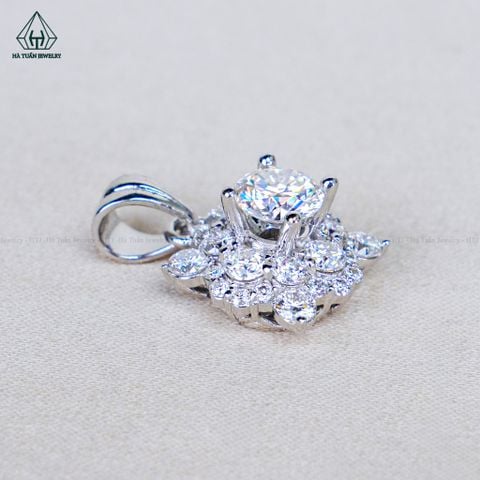 PX373 FULL MOIS 5.4mm Mặt dây vuông