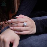  RX605 8mm Nhẫn nữ tròn 