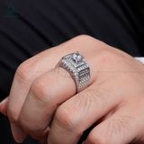  RMX181 7mm Nhẫn nam viền baguette 